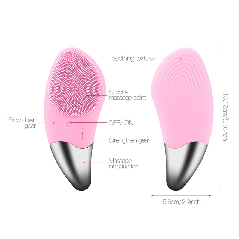 Sonic Facial Cleansing Brush — Deep Pore Cleaning