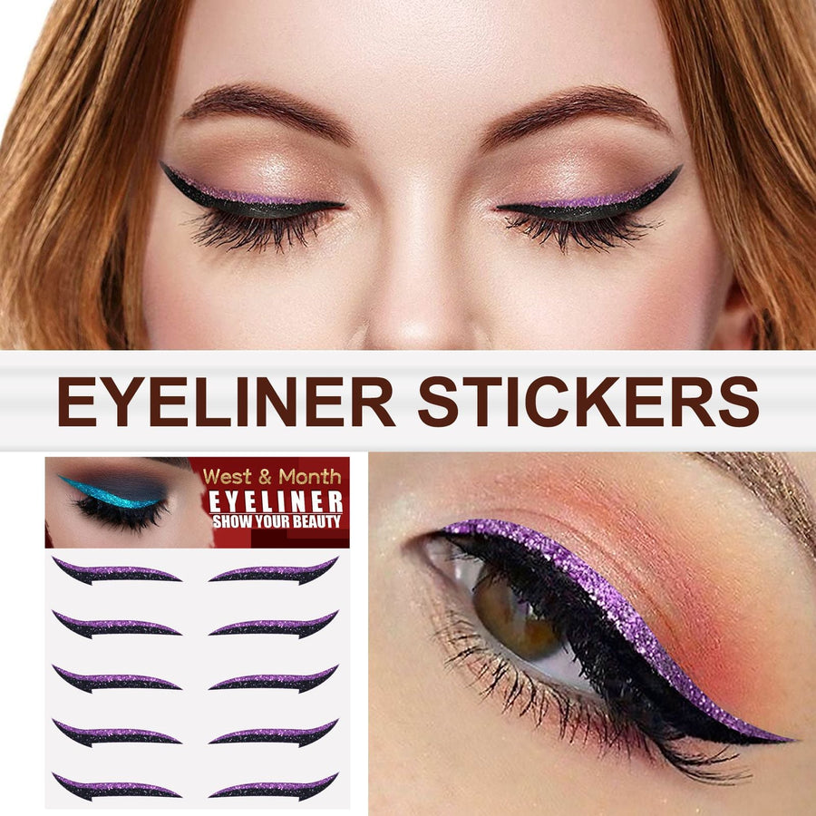 Reusable Eyeliner Stickers for Dramatic Stage Makeup