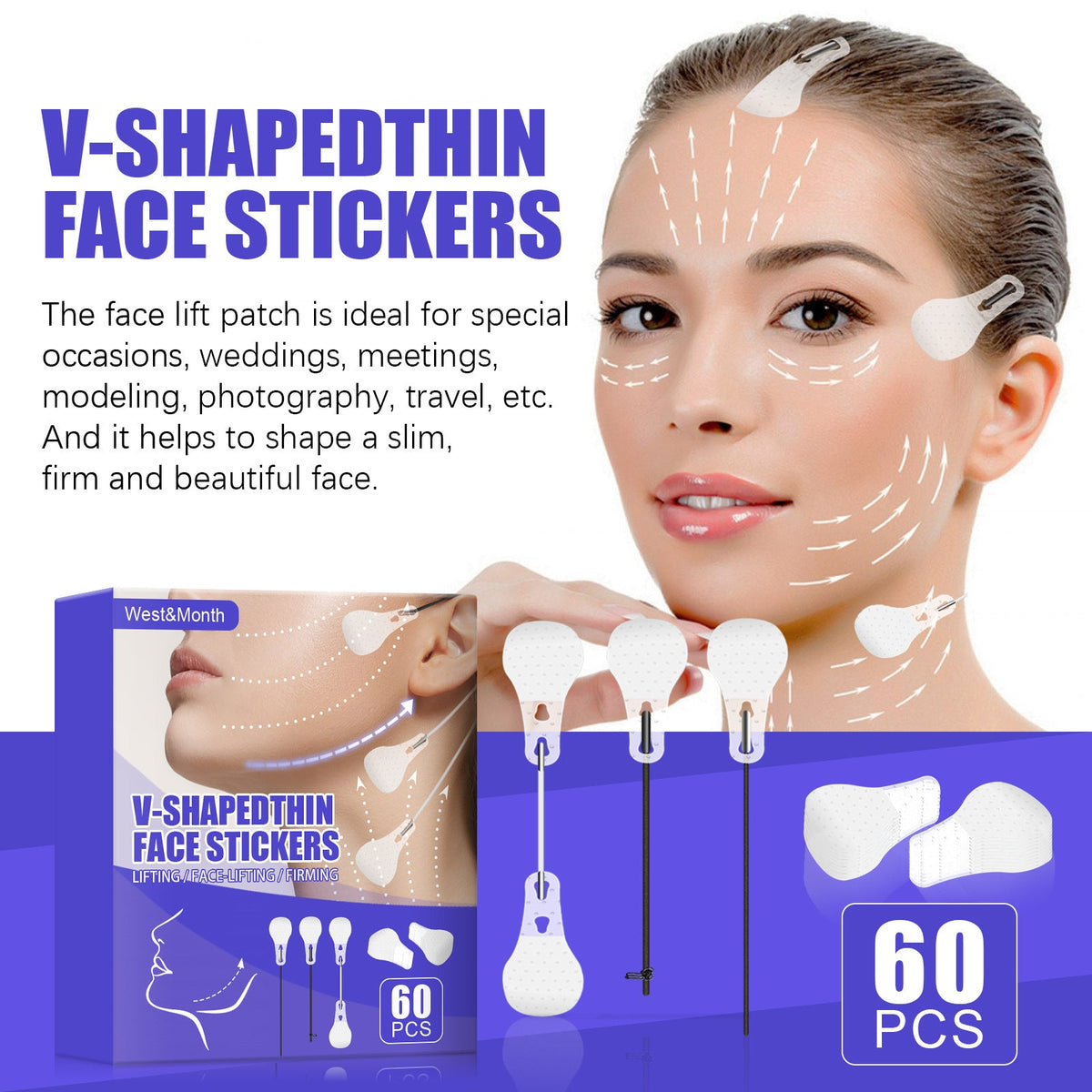 Face Lifting Patches for a More Defined Jawline at Home