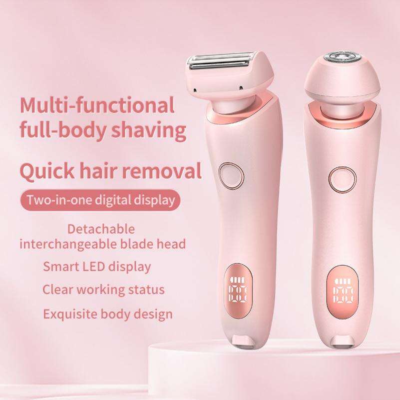 Women's Electric Hair Removal Device for Wet-Dry Use