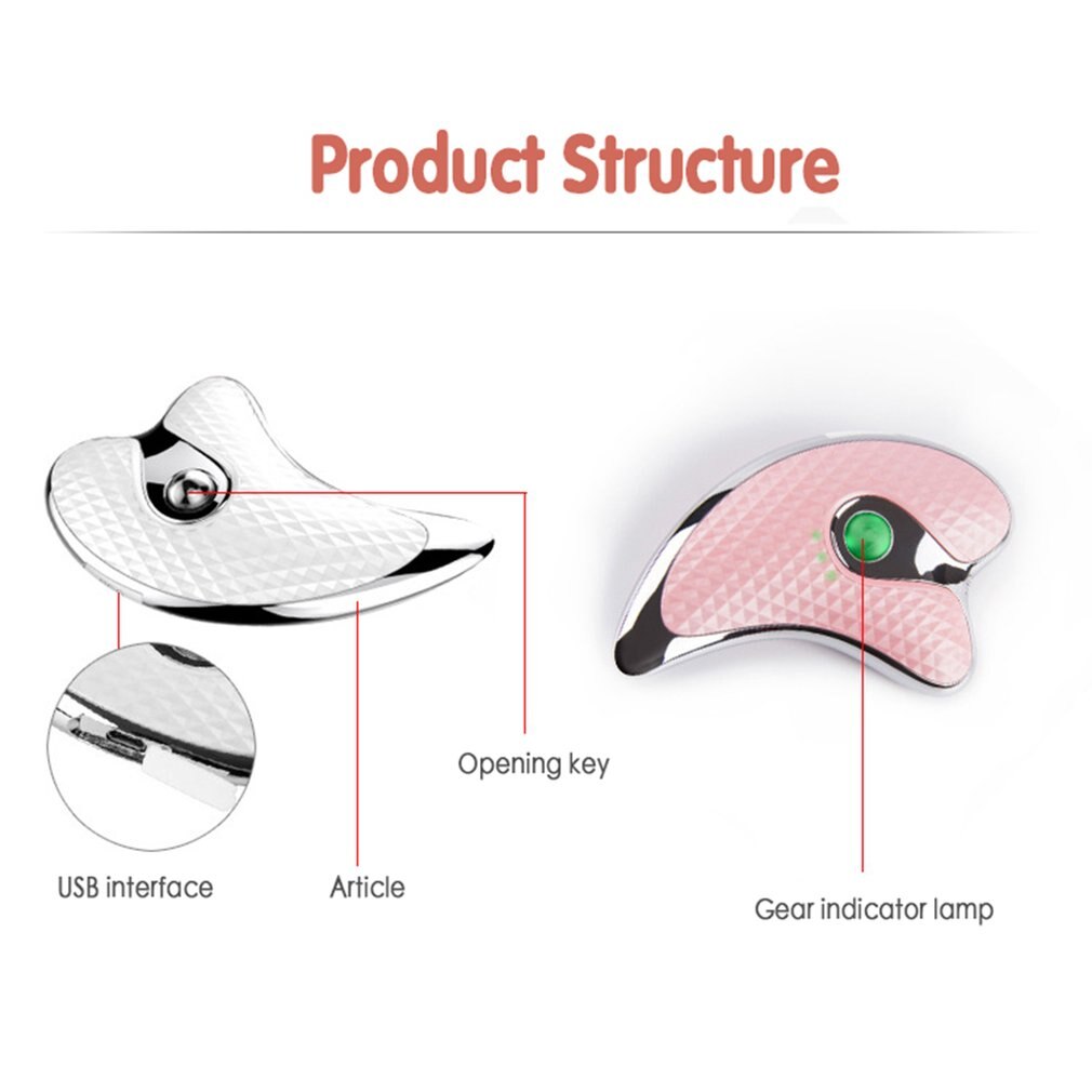 Micro-Current Heating Facial Massager — Lifts, Tones & Sculpts