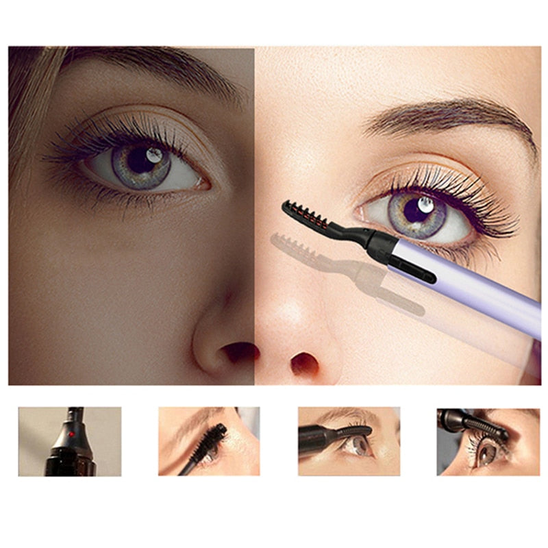 Heated Eyelash Curler Pen for Lifted, Brighter Eyes