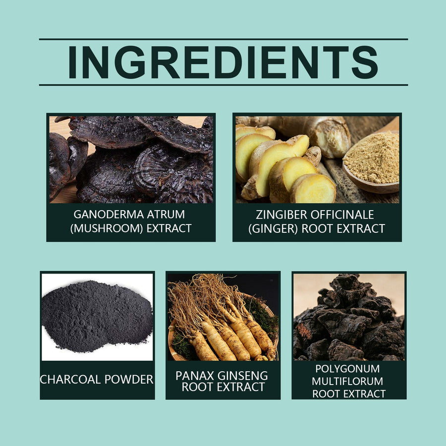 Bamboo Charcoal Shampoo Bar for Grey Hair Coverage