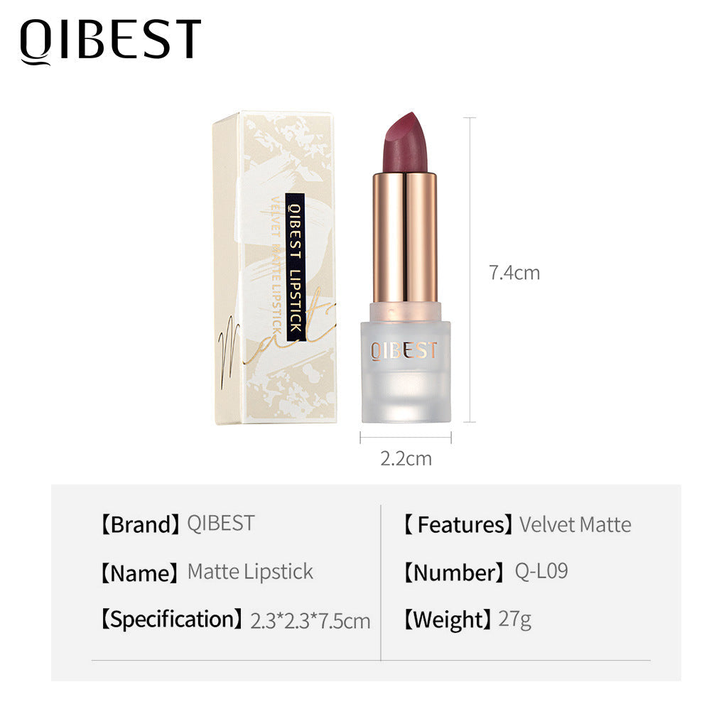 Velvet Matte Lipstick – 11 Wearable Shades, Soft-Focus