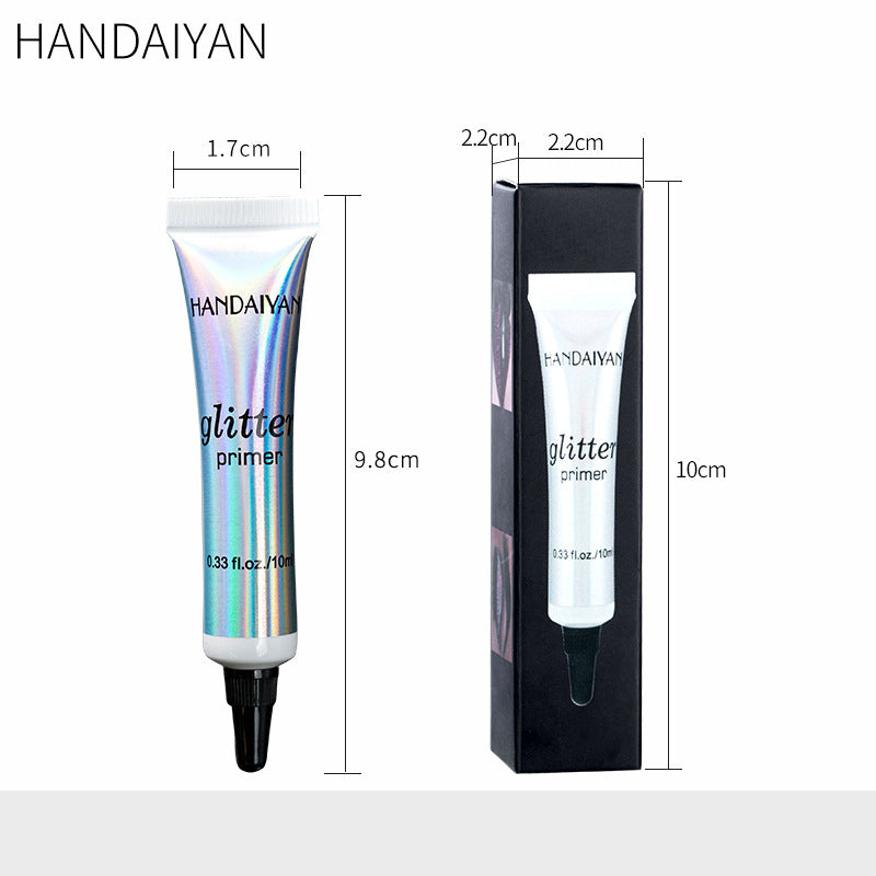 Glitter Makeup Primer for Long-Lasting Eyeshadow Color