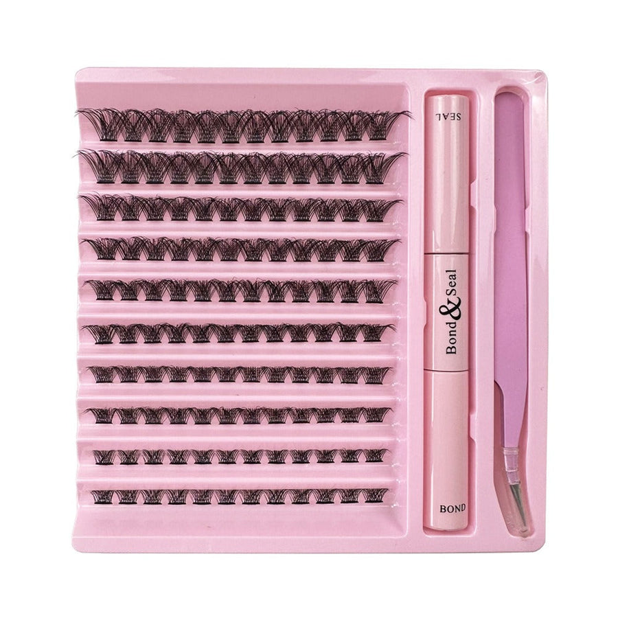 DIY Cluster Eyelash Extensions with Custom 8–16mm Lengths