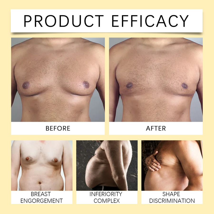 Men’s Chest Firming Oil – Bee Venom Contouring for Definition