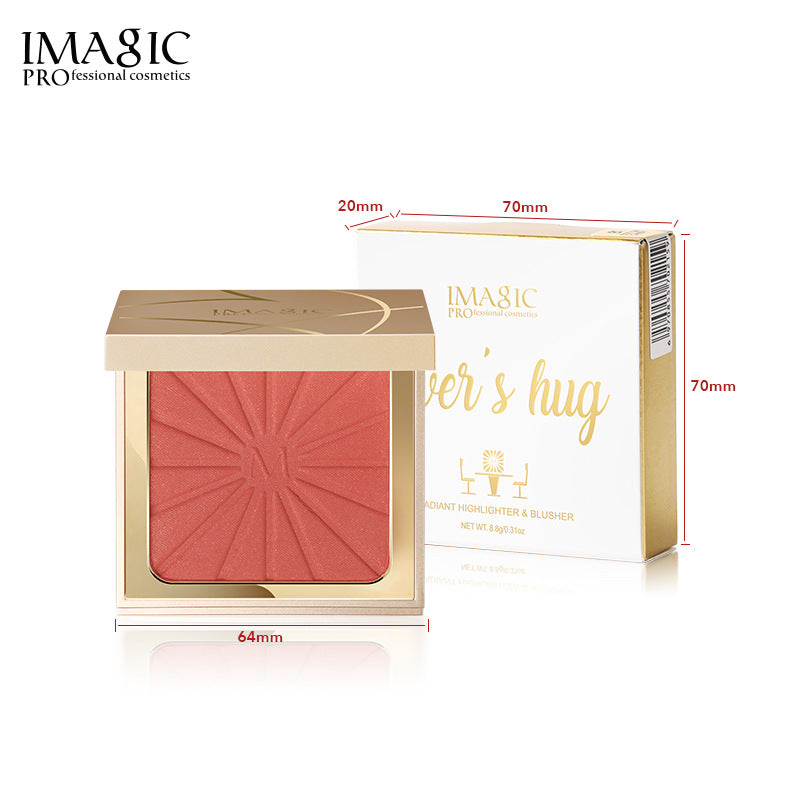 Monochrome Blush Highlighter Compact for Luminous Color