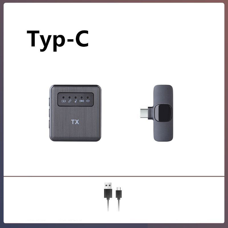 Wireless Lavalier Microphone — Dual Receiver for Streaming