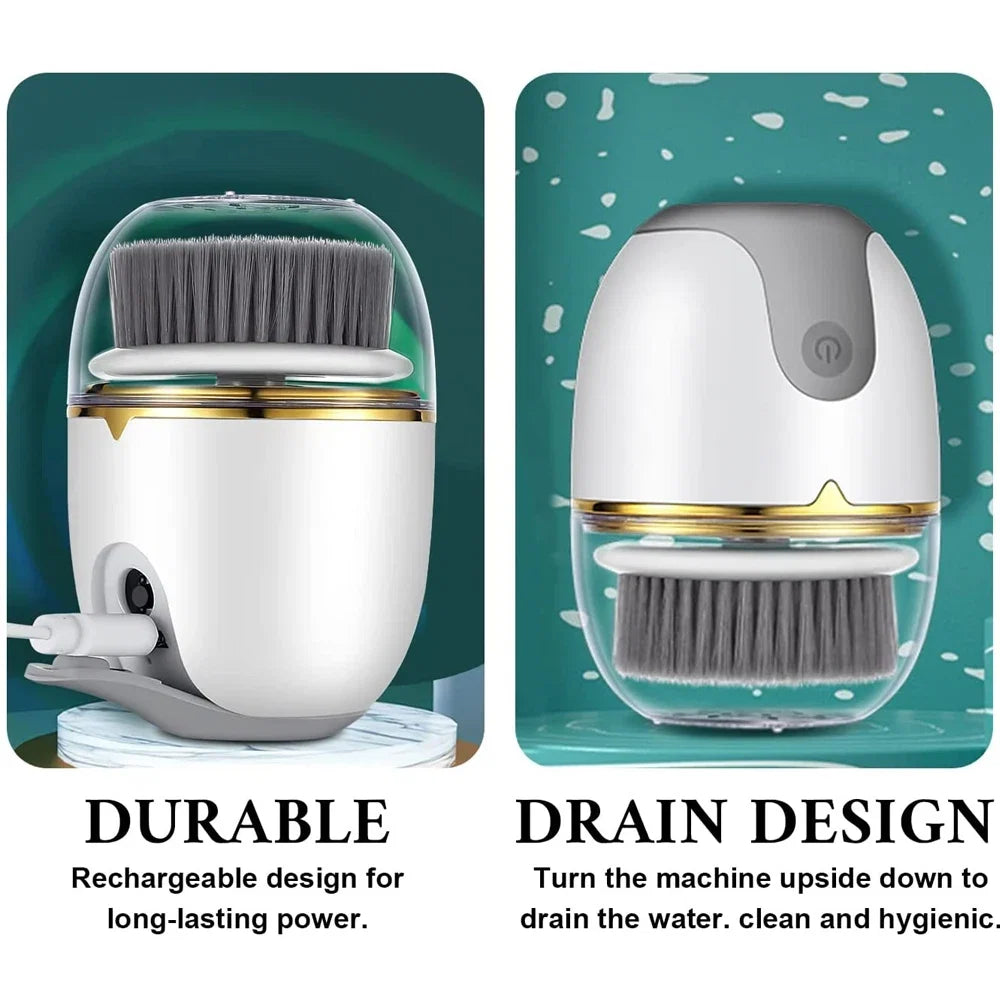 Electric Facial Cleansing Brush for Deeper Daily Cleaning