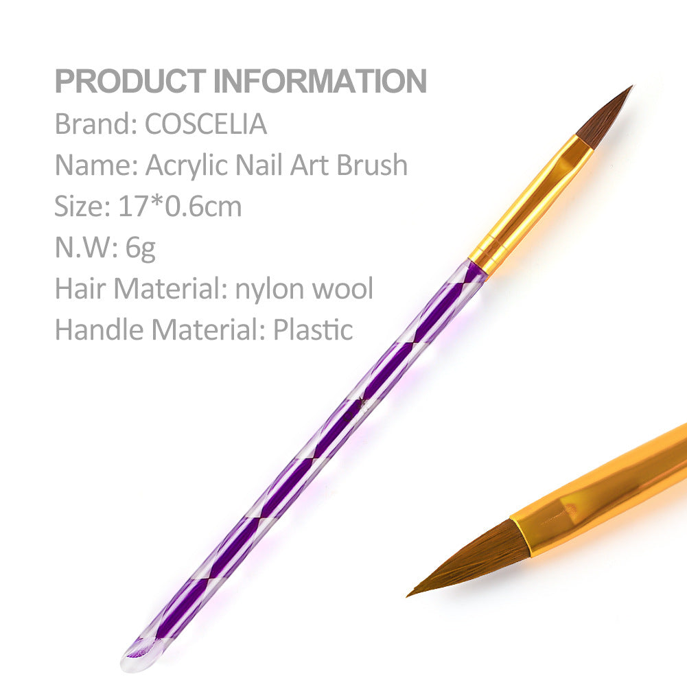 Acrylic Nail Extension Kit — Crystal Powder Set, No UV Lamp