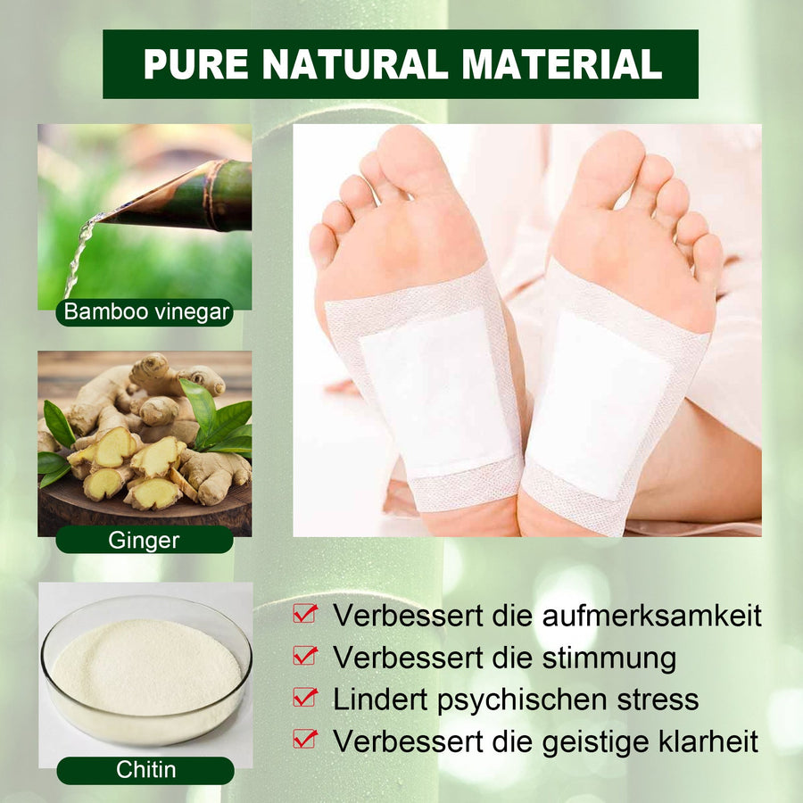 Bamboo Vinegar Foot Patches for Overnight Comfort