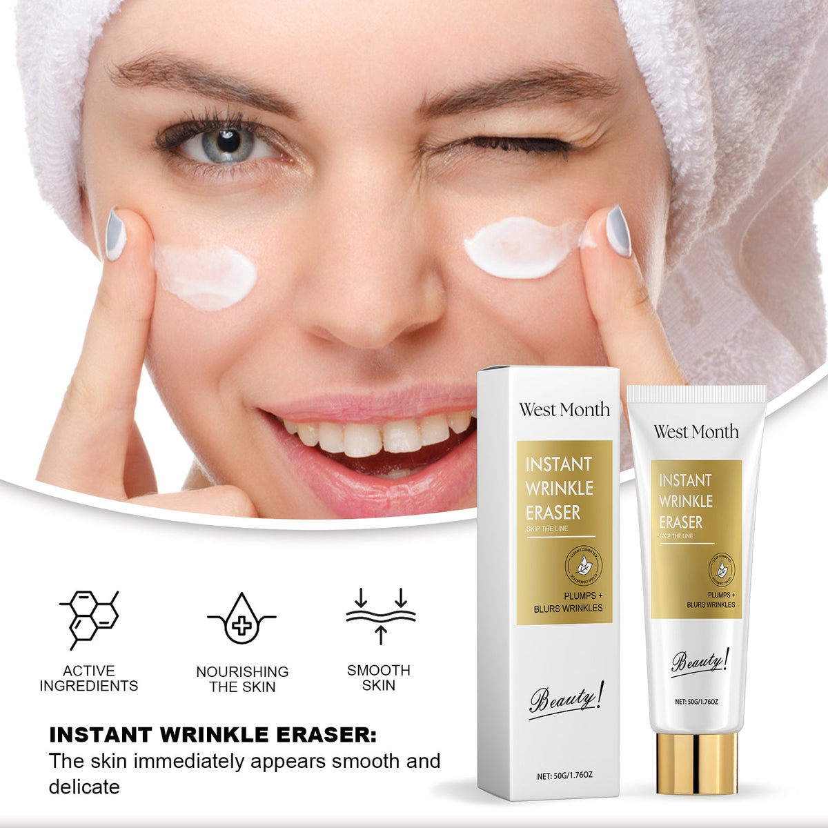 Instant Wrinkle Eraser Cream — Skip The Line to Smoother Skin