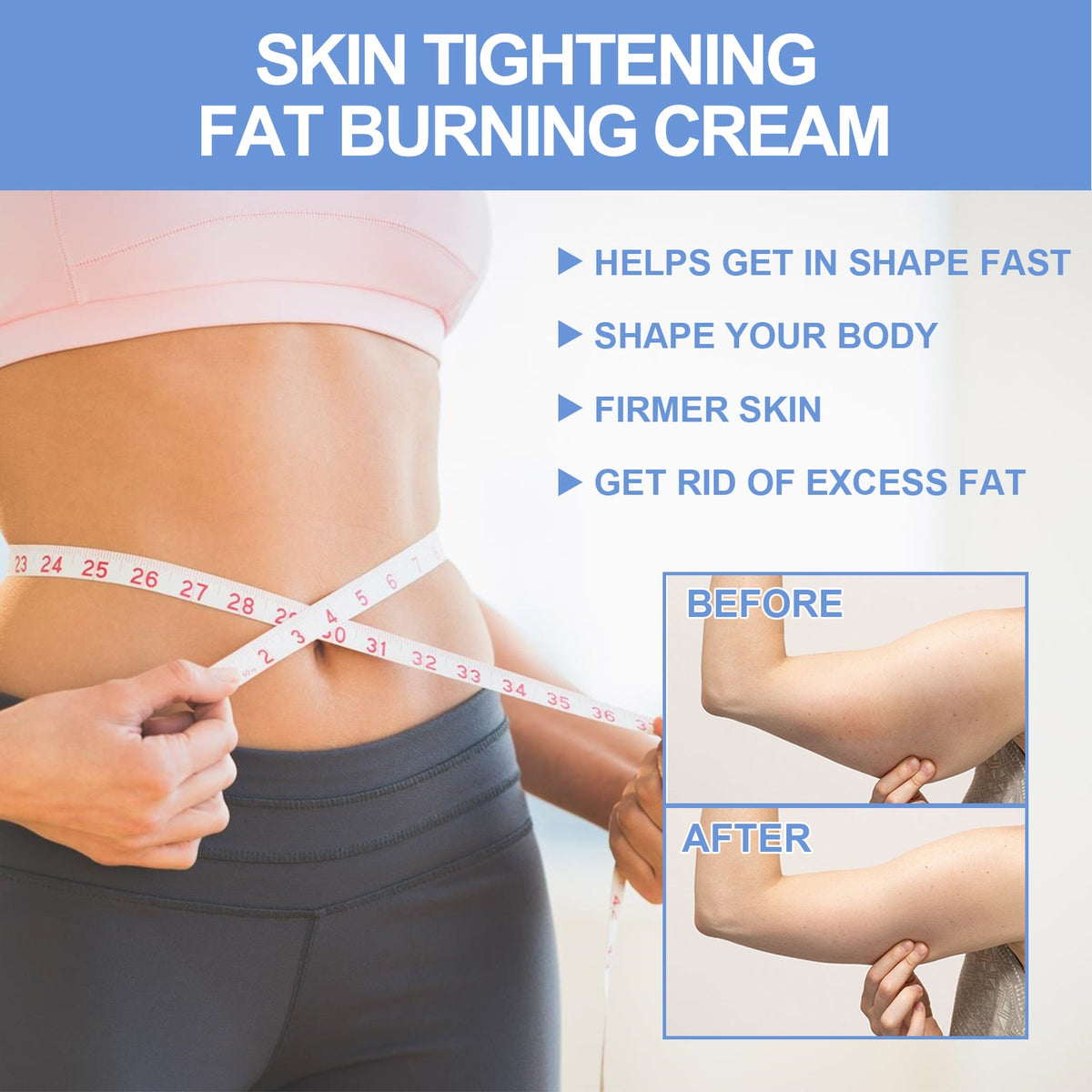 Firming Cream for Tummy, Arms & Thighs Sculpting