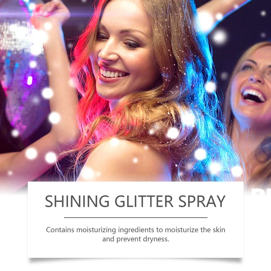 Body Glitter Spray for Waterproof, Lasting Radiance