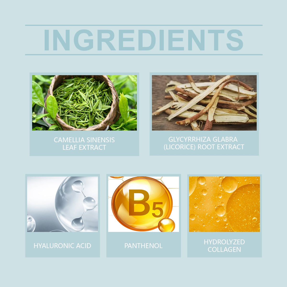 Collagen B5 Hydrating Sheet Mask Set - 4 Pack