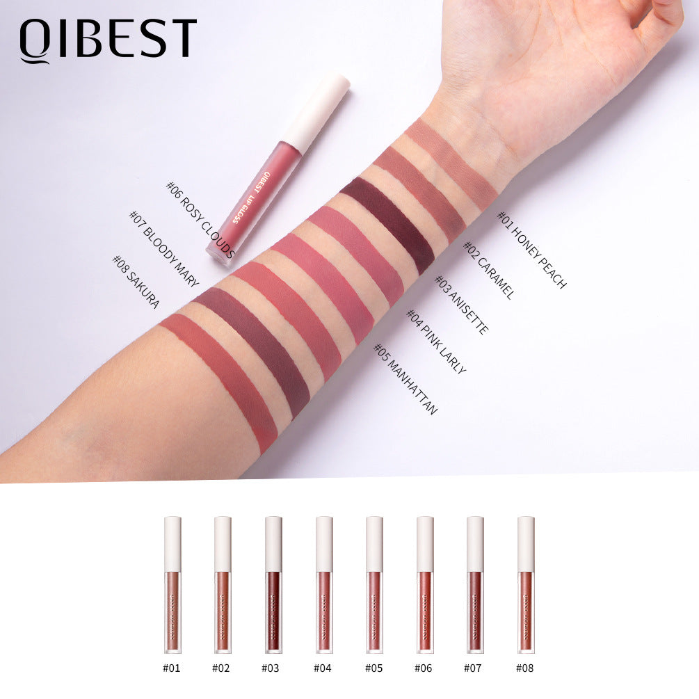 Velvet Matte Lip Gloss for Smooth, Non-Transfer Color