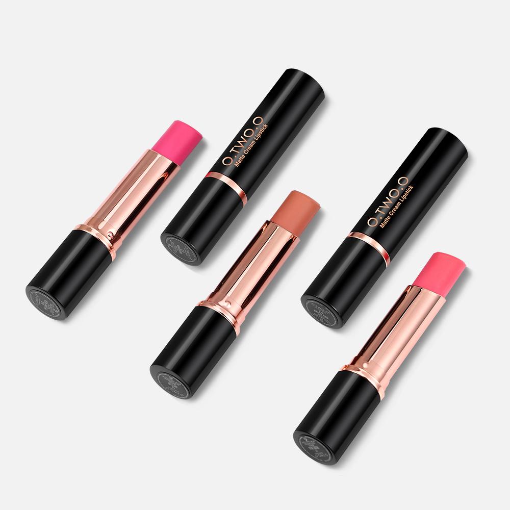 12-Color Velvet Matte Lipstick for Long-Lasting Wear