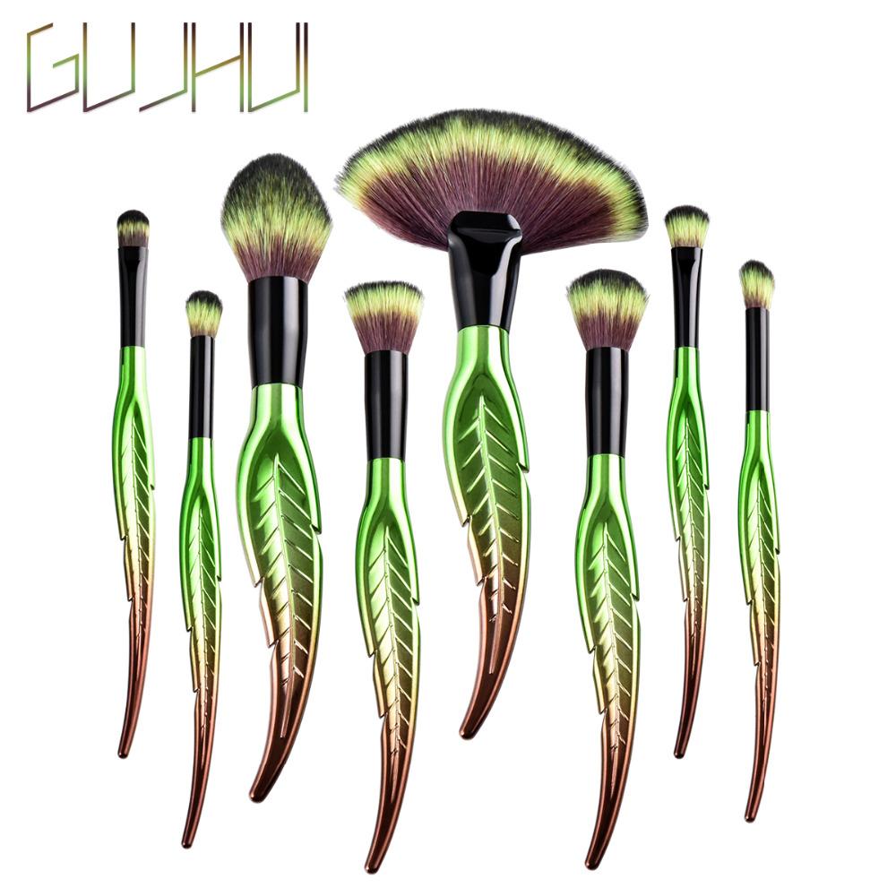 Pro Makeup Brushes Set – Artist‑Worthy Leaf Handles