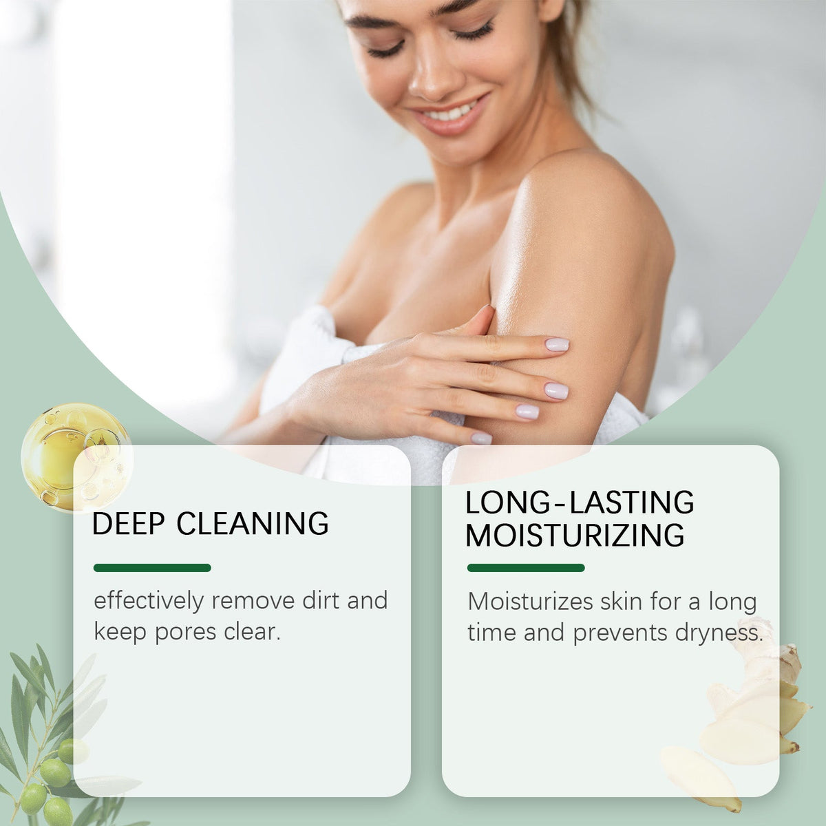 Cucumber Cleansing Soap for Oily Skin Control