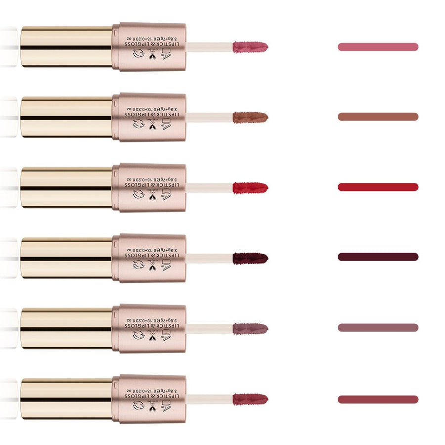2-in-1 Matte Lipstick & Liquid Lipstick, 12 Shades