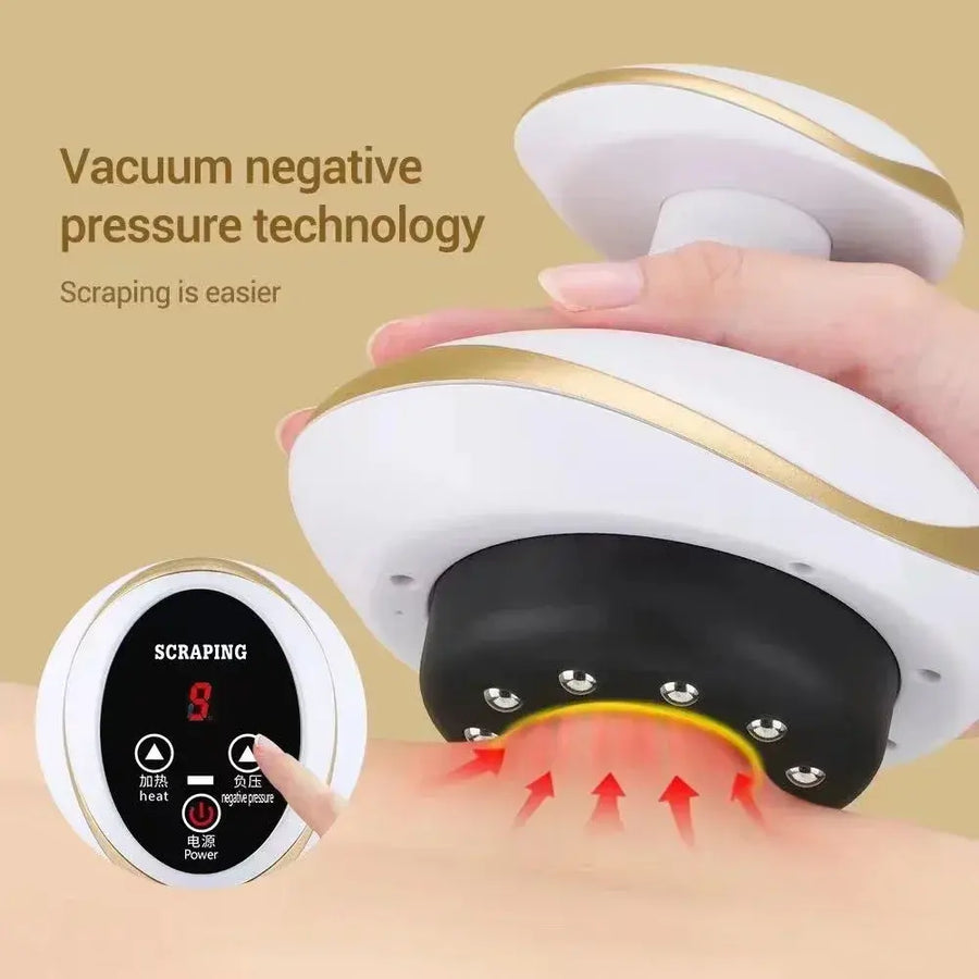 Electric Cupping Massager for Heat, Suction & Relief