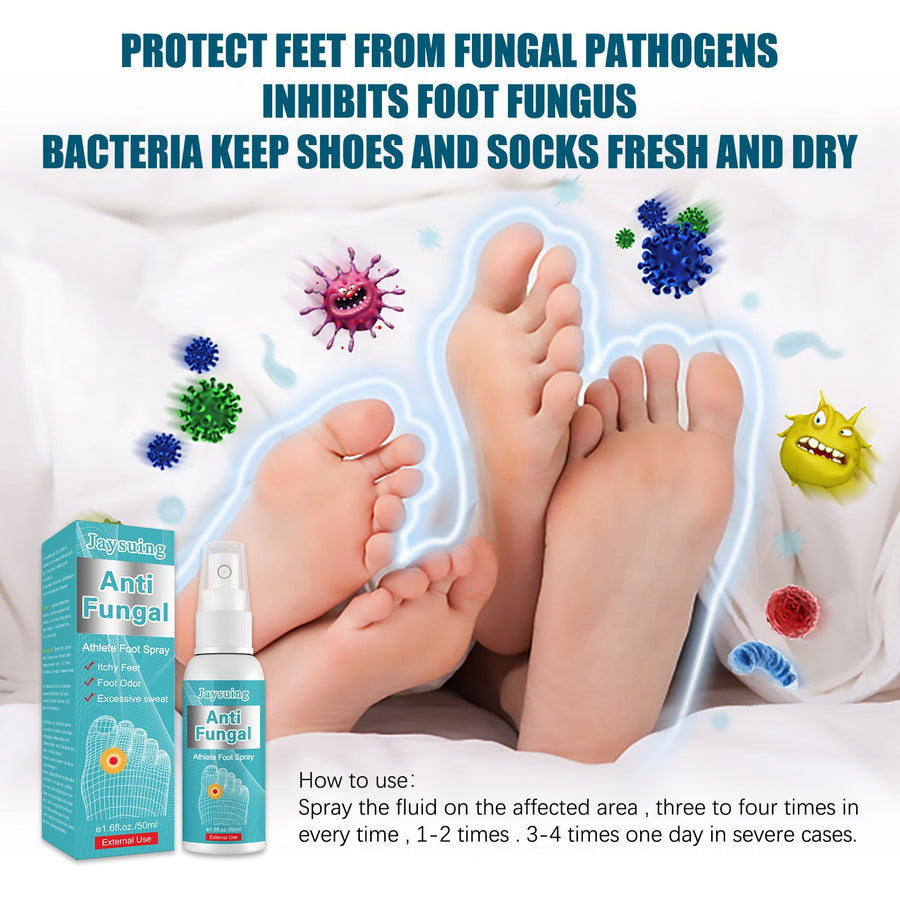Athlete's Foot Odor Spray for Sweaty, Itchy Foot Care
