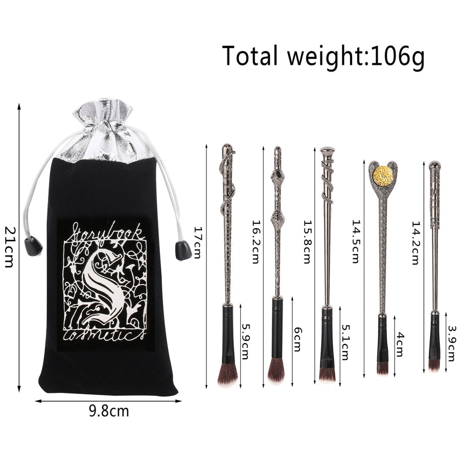 Wand Makeup Brush Set — 10-Piece Harry Potter Inspired