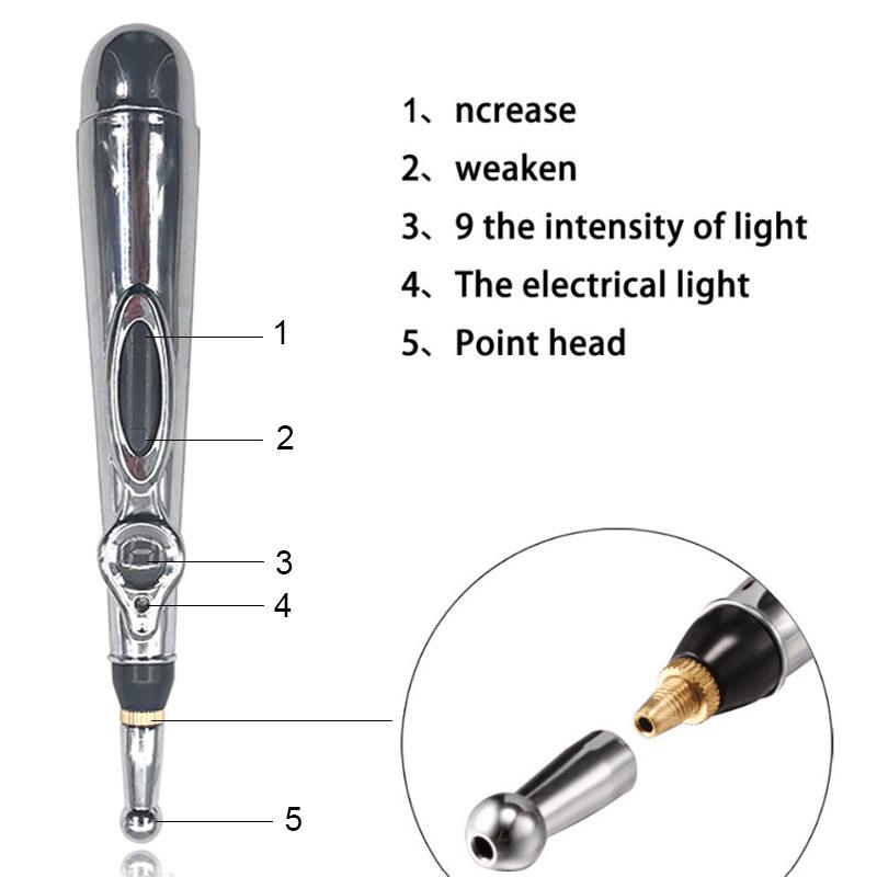 Electric Meridian Massage Pen for Targeted Facial Care