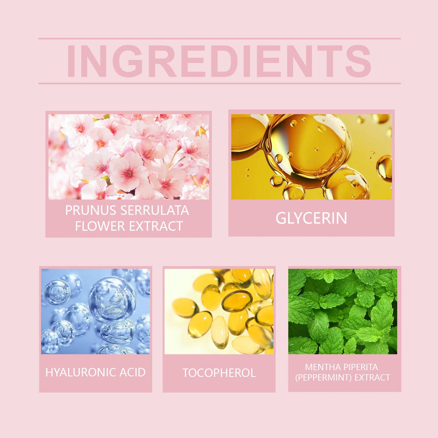 Cherry Blossom Facial Oil for Deep Moisture & Glow