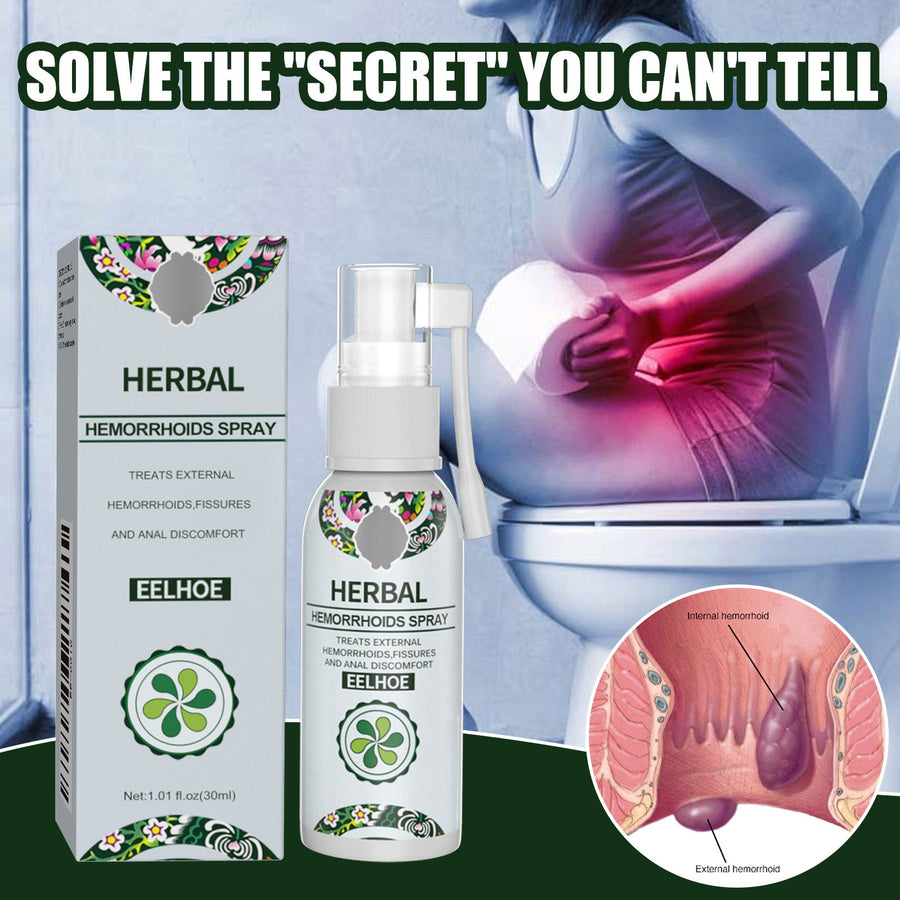Herbal Hemorrhoids Spray — Rapid Soothing Relief, 30ml