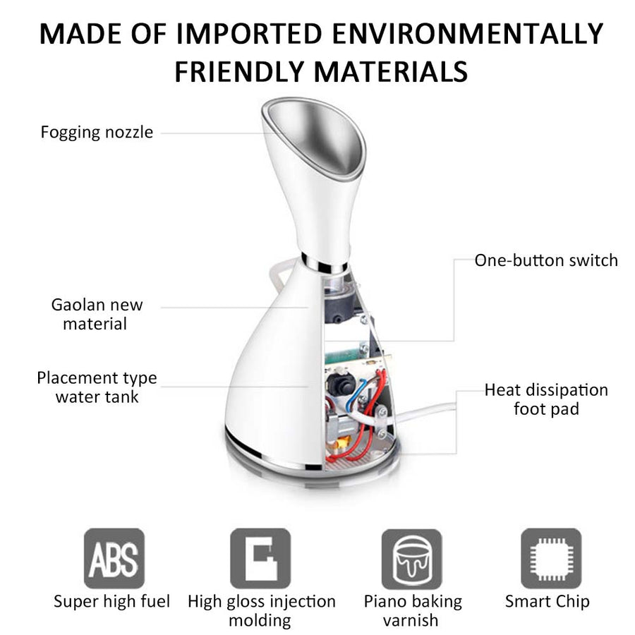Nano Ionic Facial Steamer for Deep Cleansing