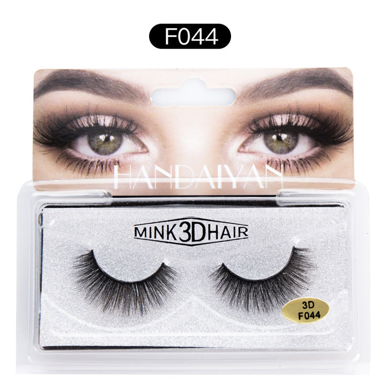 3D False Eyelashes for Dramatic, Curled Eye Volume