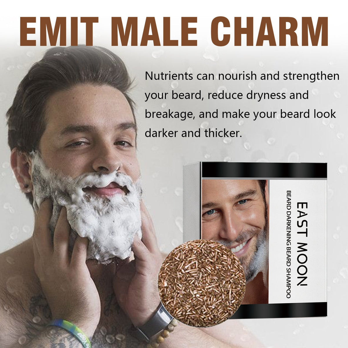 Polygonum Beard Soap – Darken & Condition Thick Beards