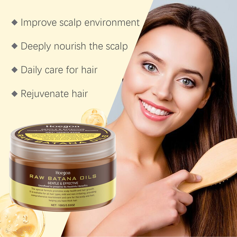 Batana Hair Cream for Dry, Damaged Hair & Lustrous Shine