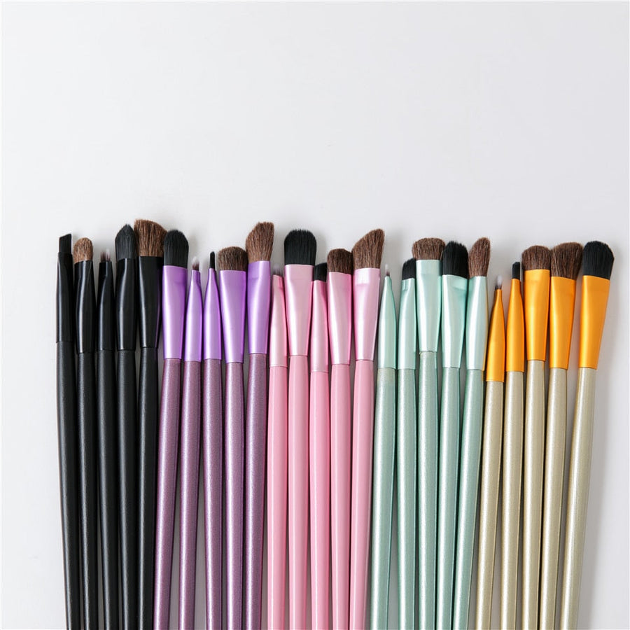 Travel Mini Eye Makeup Brushes Set — 5-in-1 Portable Kit