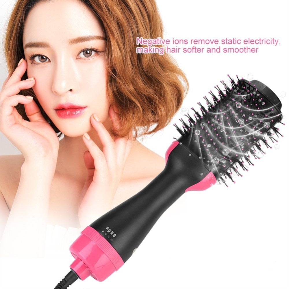 2-in-1 Ionic Hot Air Brush — Dry, Style, Volumize, Shine