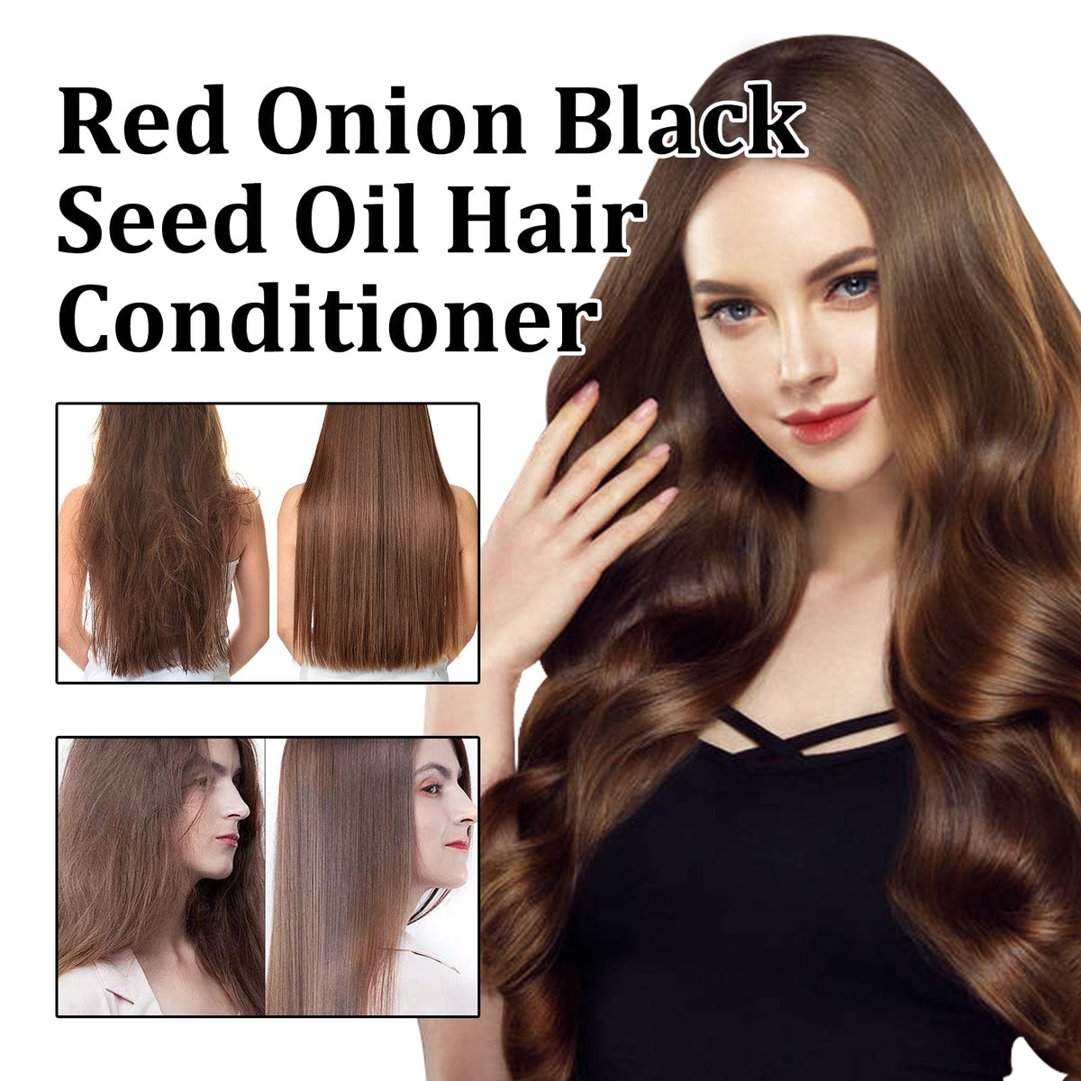Red Onion Hair Conditioner for Dry, Frizzy, Dull Hair