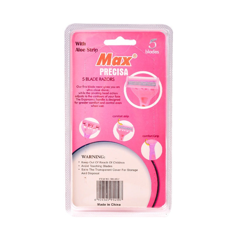 Women's 5-Blade Razor — Smooth Shave, Zero Irritation