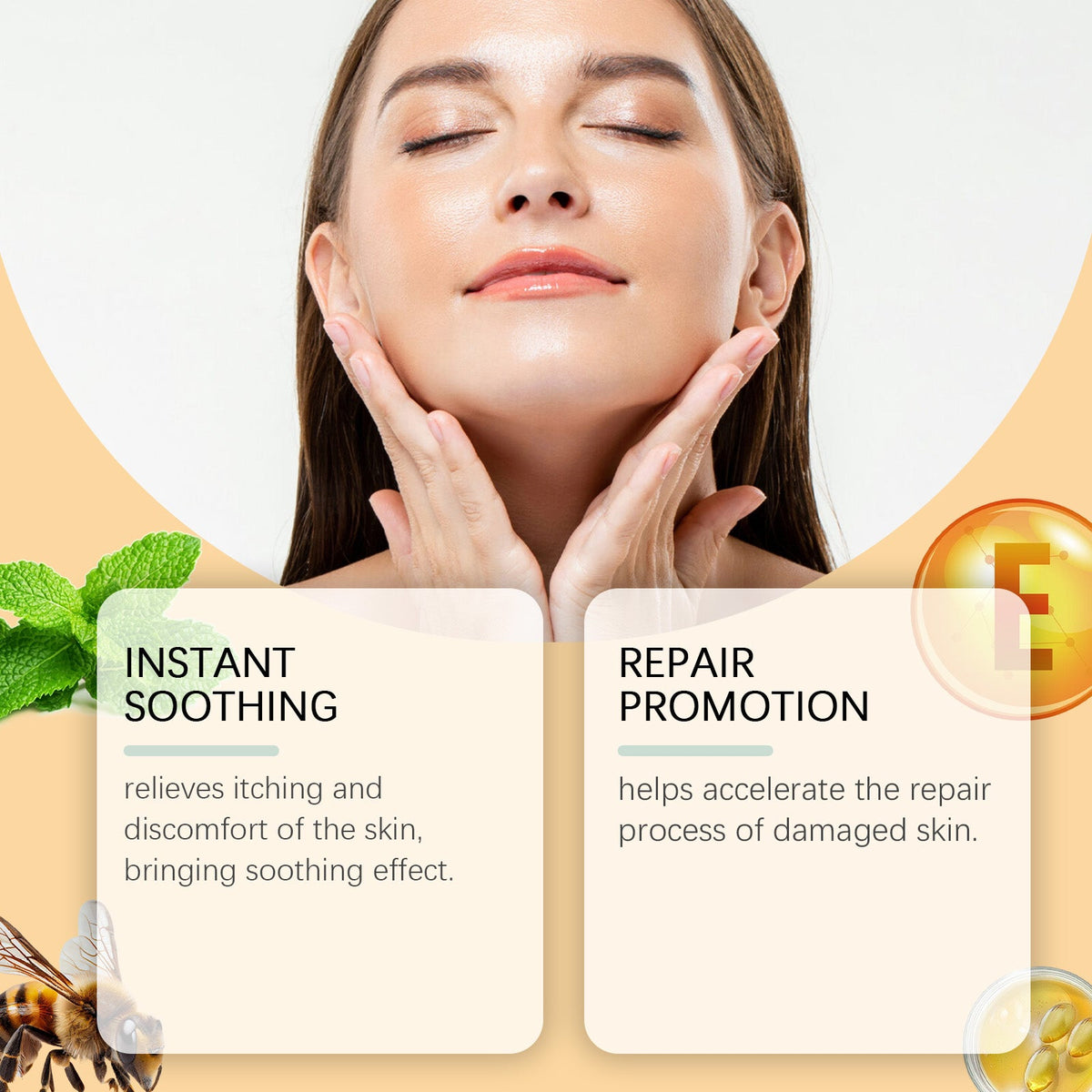 Bee Venom Repair Cream for Elasticity & Skin Barrier