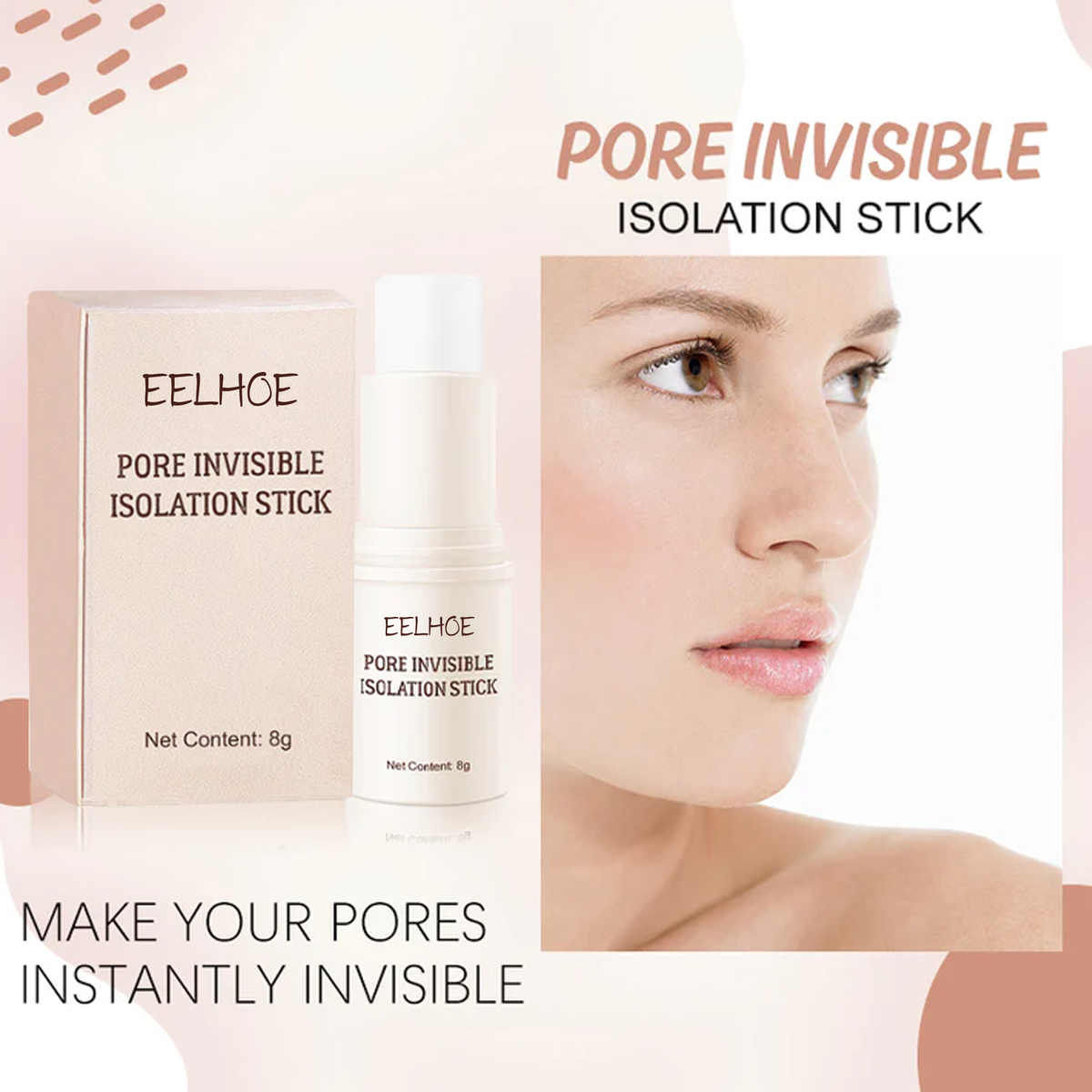 Pore Concealer Stick for Silky, Smooth Even-Looking Skin
