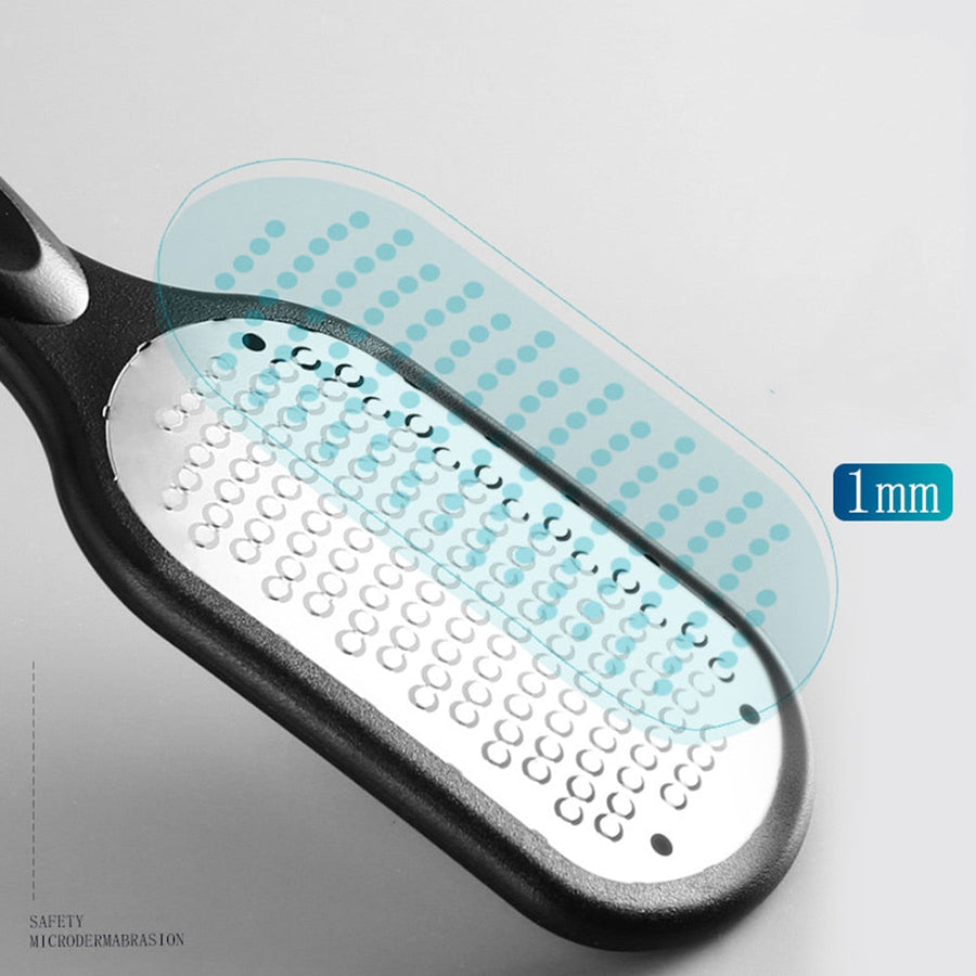 Stainless Steel Foot File for Smooth, Soft Dry Heels