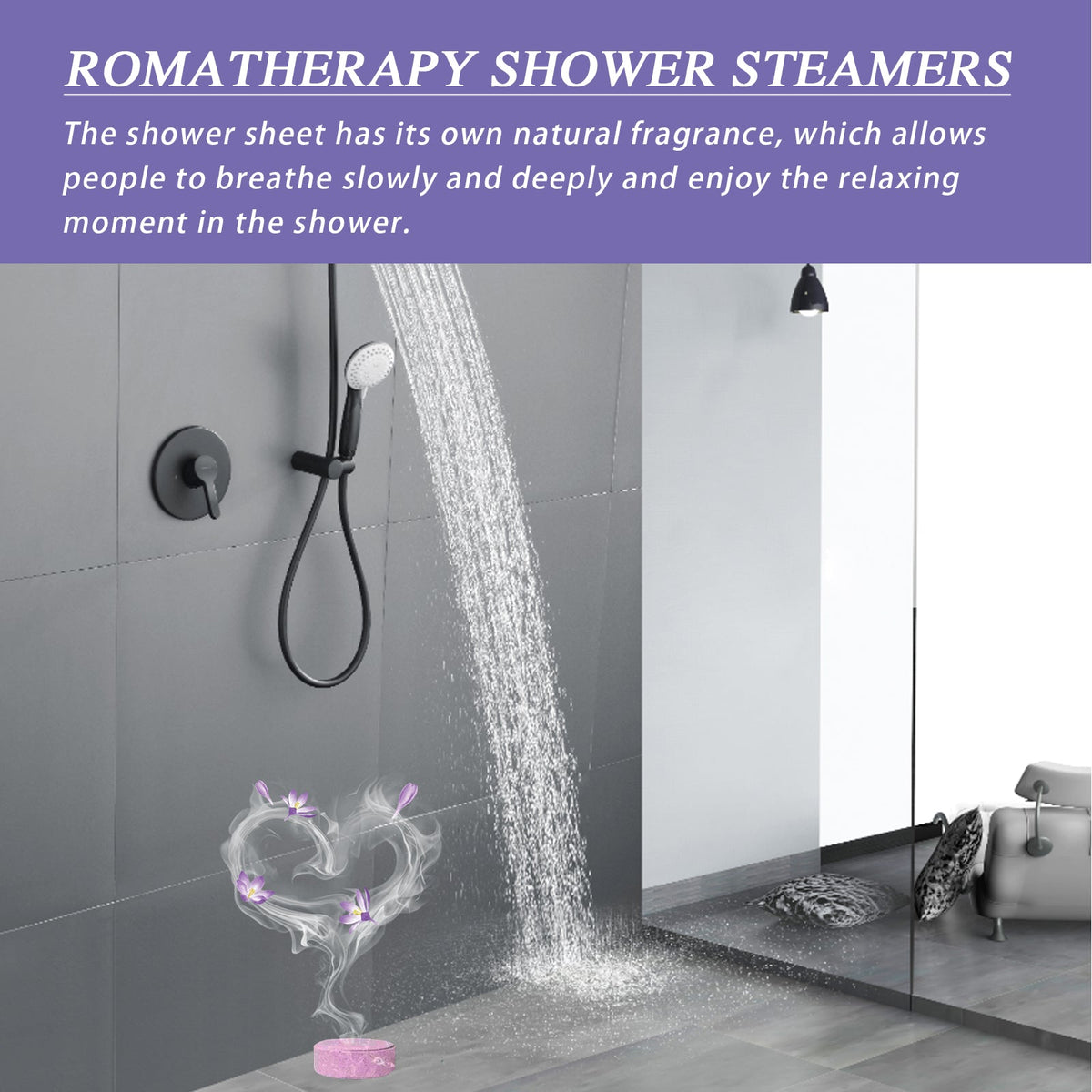 Scented Shower Tablets, Body Cleansing And Moisturizing Skin