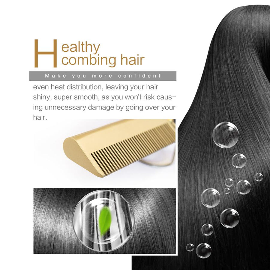 Electric Hair Straightening Comb for Smooth, Frizz-Free Hair