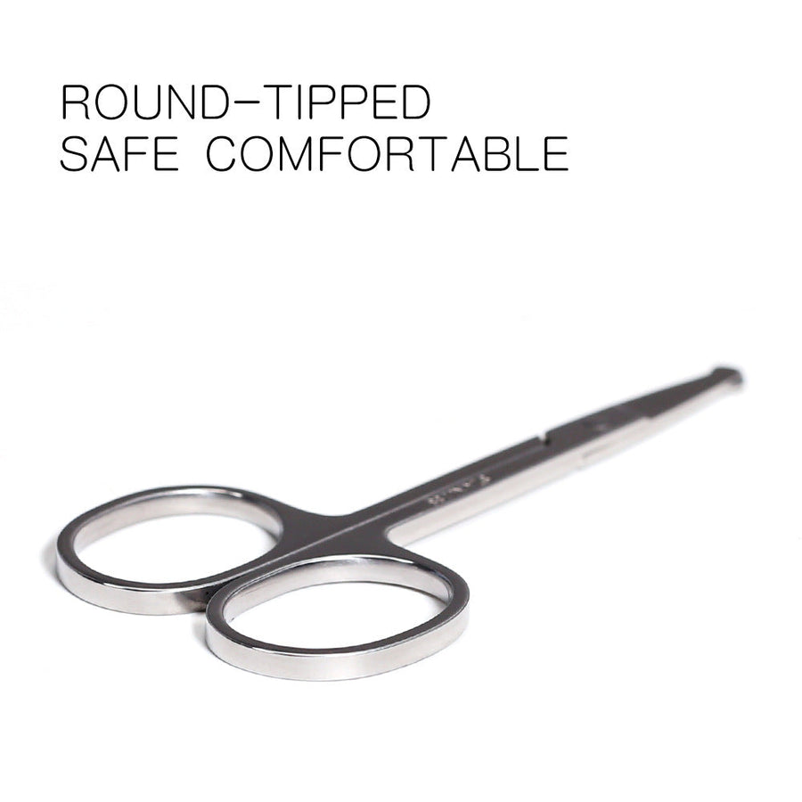 Nose Hair Scissors – Rounded Safety Tips, Stainless Steel