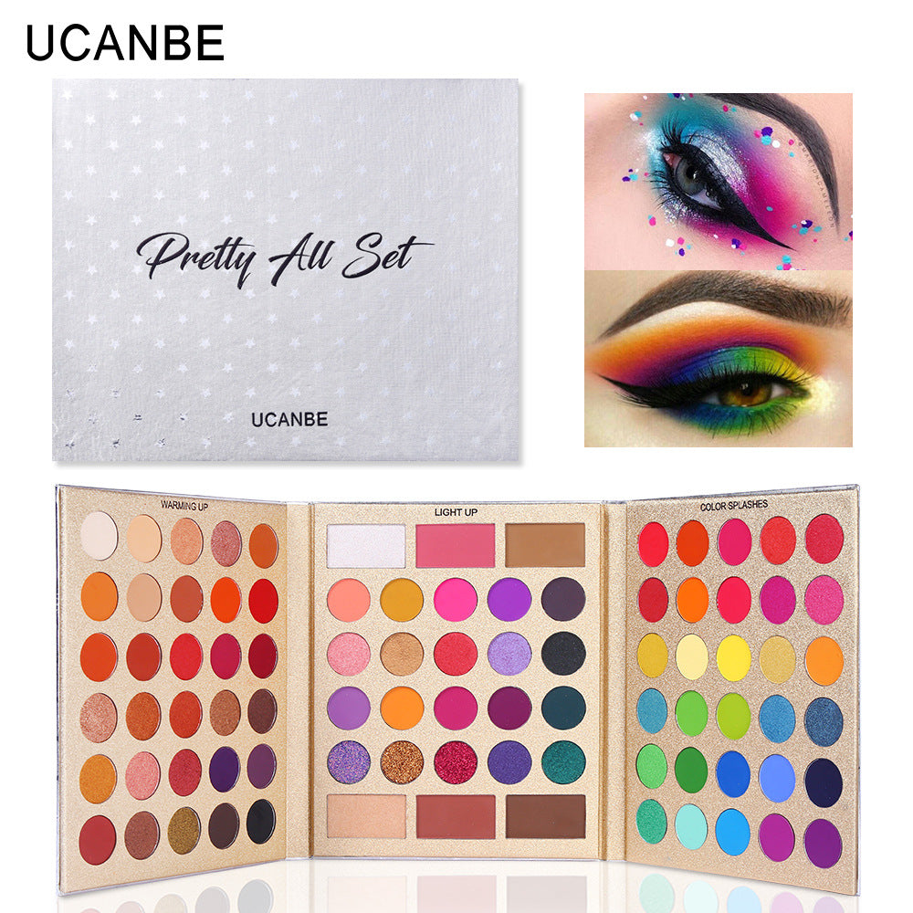 86-Color Eyeshadow Palette for Eyes, Cheeks & More
