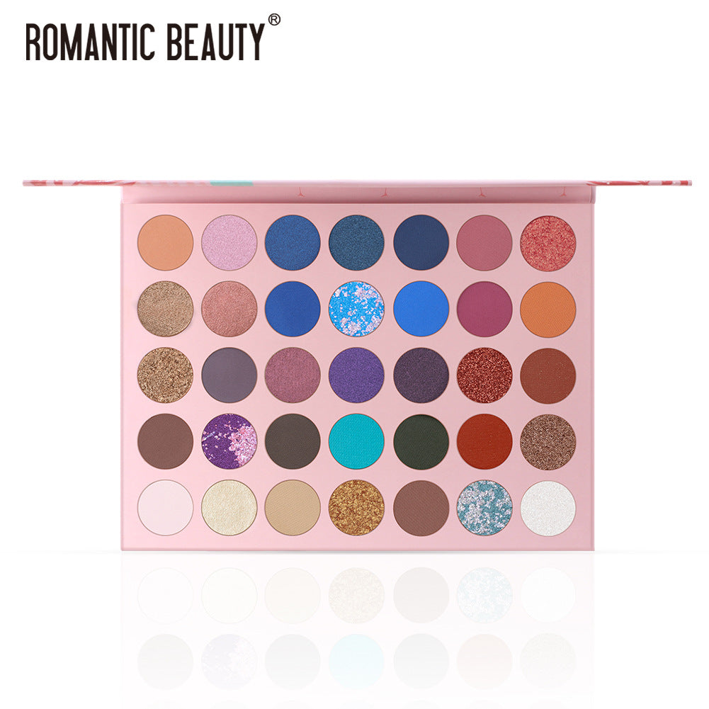 35-Color Eyeshadow Palette for Versatile Eye Looks