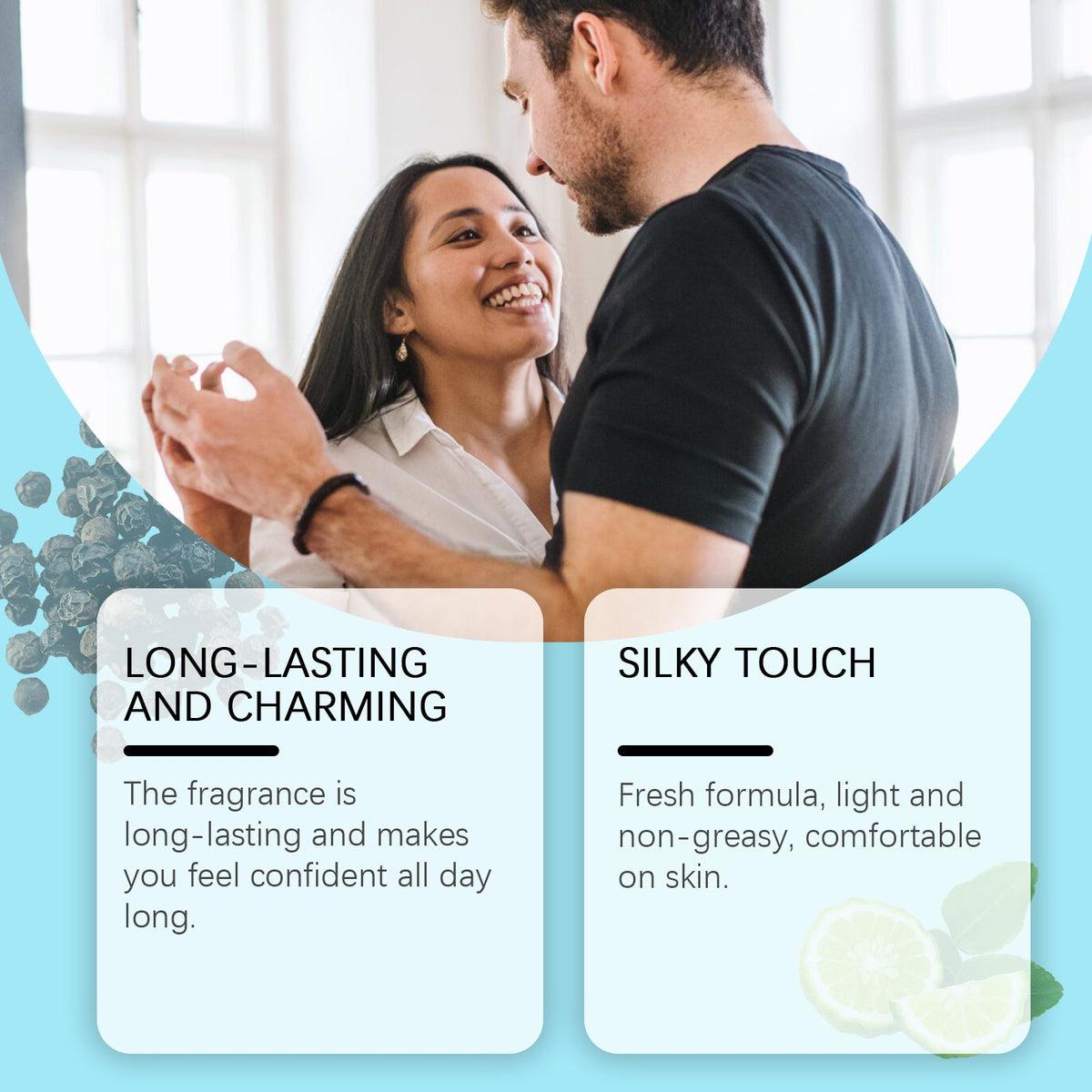 Roll-On Perfume Fresh Fragrance for Easy Touch-Ups