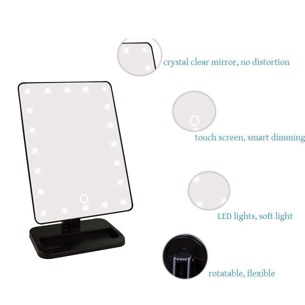 LED Lighted Vanity Mirror — Crystal-Clear Makeup