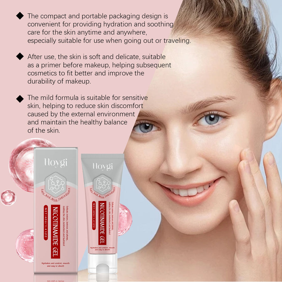 Niacinamide Gel Moisturizer for Dry, Sensitive Skin